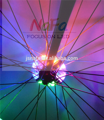 led bicycle wheel hub light, bike wheel light, colorful wheel light