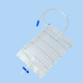 Urinary T-valve for urine bag