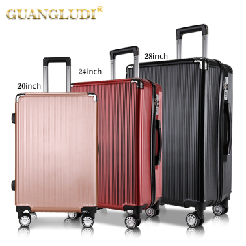 abs pc luggage set travel luggage bags