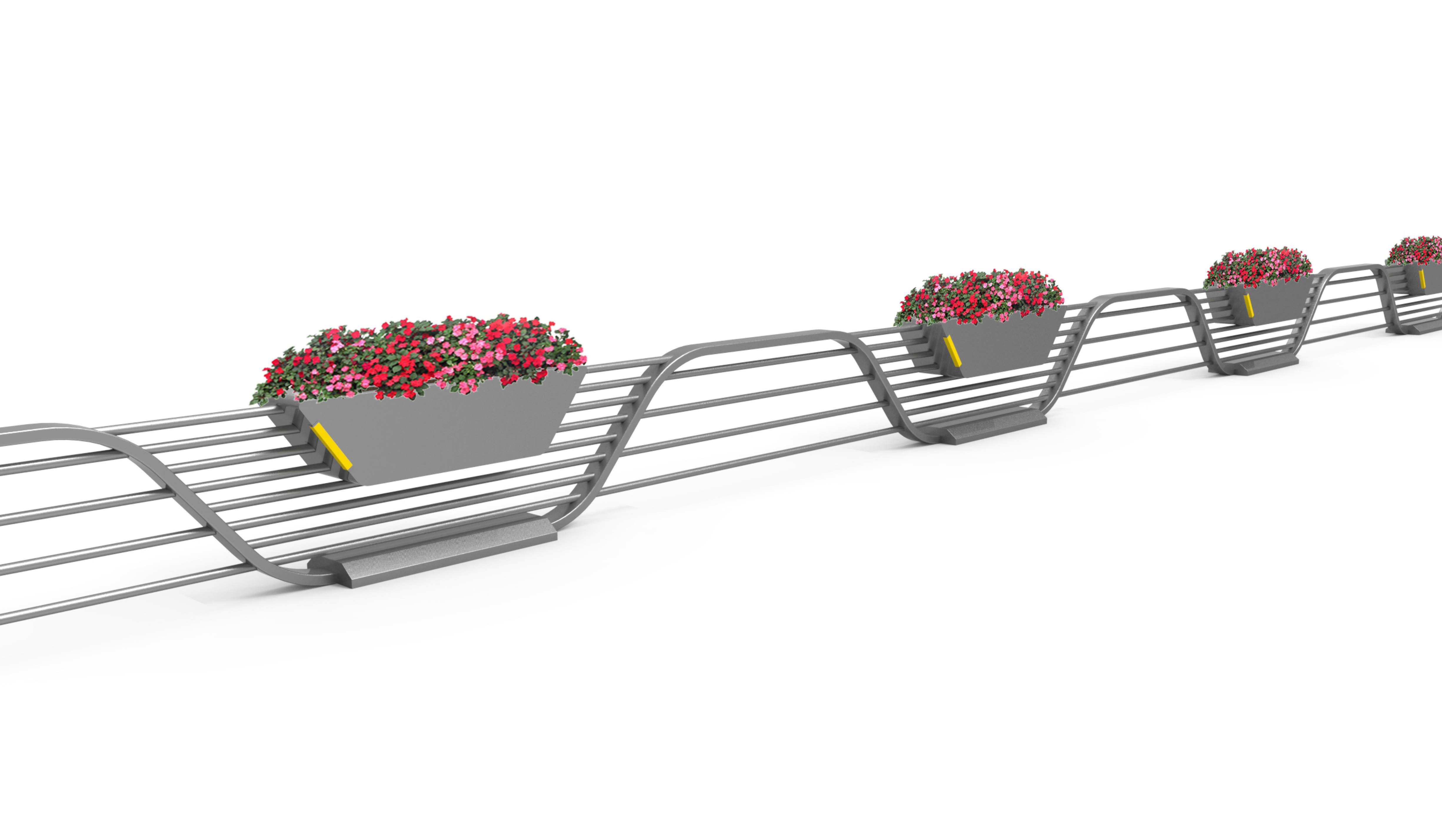 traffic separators urban streets traffic separators urban streets