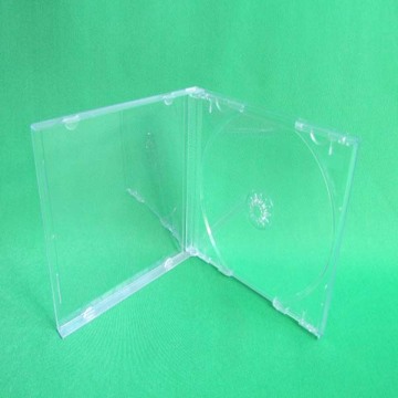 Plastic PS square single jewel cd case