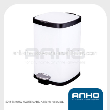 Stainless steel square waste bin, trash bin