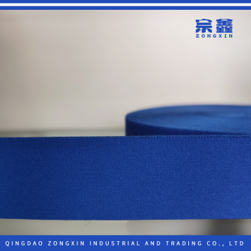 Premium Blue Elastic Webbing for Fashion Applications