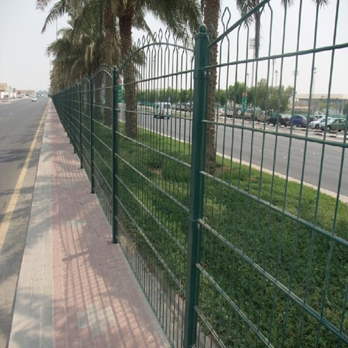 welded double wire mesh fence