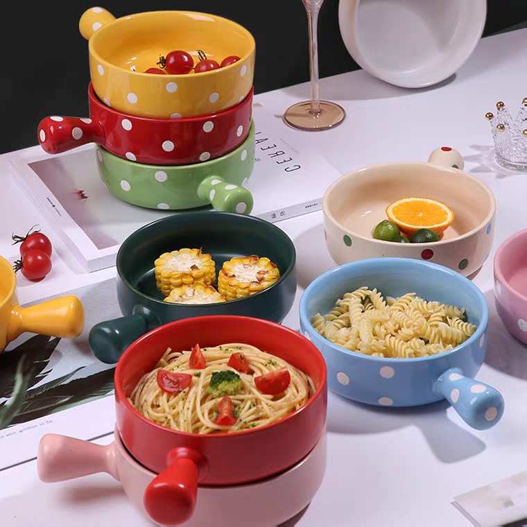 China baking supplies Cake Cup Small Bowl Ceramic Food Grade Porcelain bowl for Kids Design Style Children's Baby Bowl