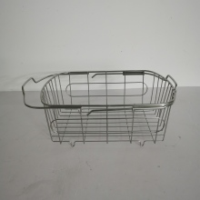 Custom Made Stainless Steel Adjustable Drain Basket for Hanging Sink
