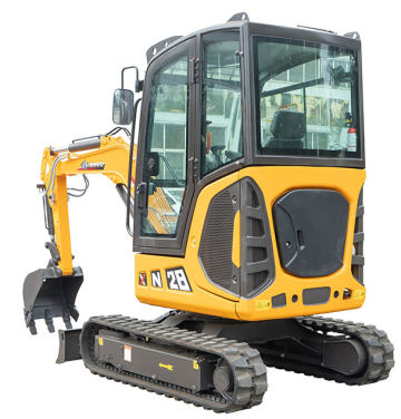 2.5 ton cab mini excavator XN28 small excavator with Janpanese engine