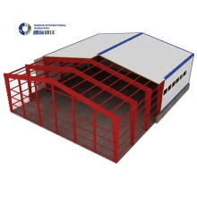 Prefabricated Metal Frame Shed: Light Steel Structure Welded Building