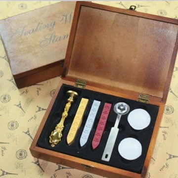 personalize monograms wax seal gift sets