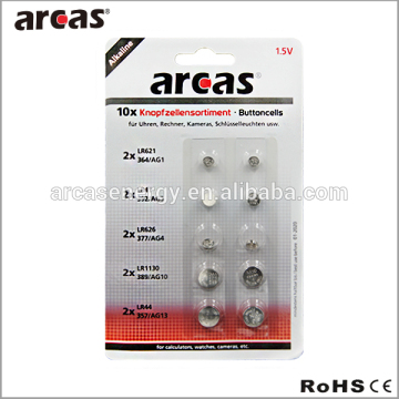 AG+CR Button cell mix pack 20pcs,1.5V