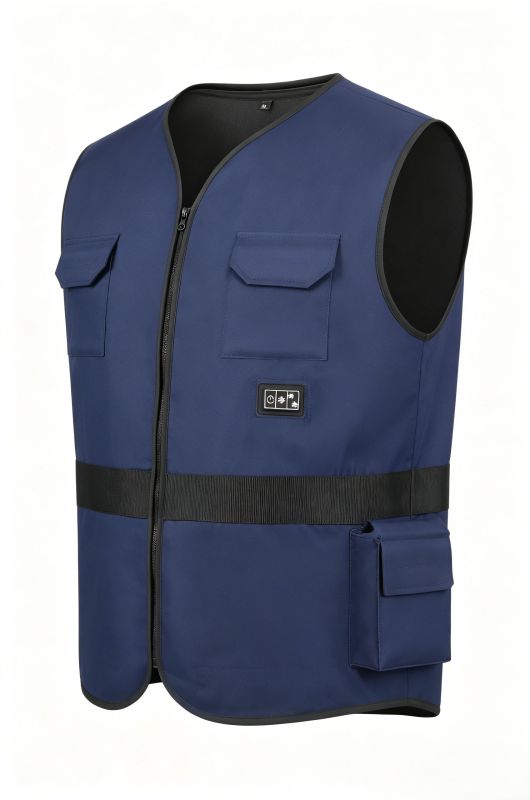Workwear Blue Integrated Cooling Vest