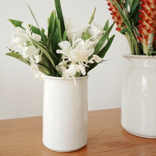 Wholesale White Ceramic Ikebana Vases for Home Decor
