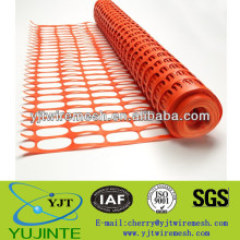 PE orange plastic safety mesh fence,orange-red plastic safety fence