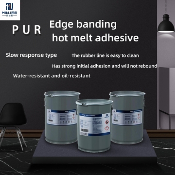 PUR hot melt adhesive in barrel
