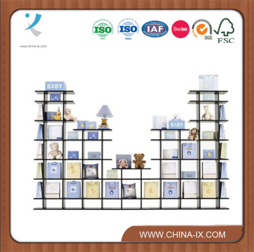 Customized 10′ Wide 3-Tier Display Shelf for Retails