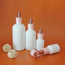 serum bottle Rose gold dropper