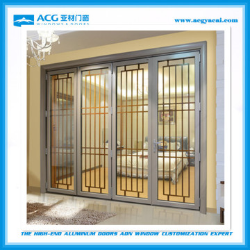 good quality aluminum folding door Foshan wanjia factory price