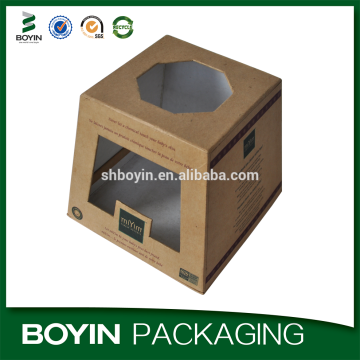 Trapezoid shape paper box for toy display, toy packaging box