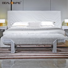 Luxury Shirley Bed End Bench with Fabric Upholstery