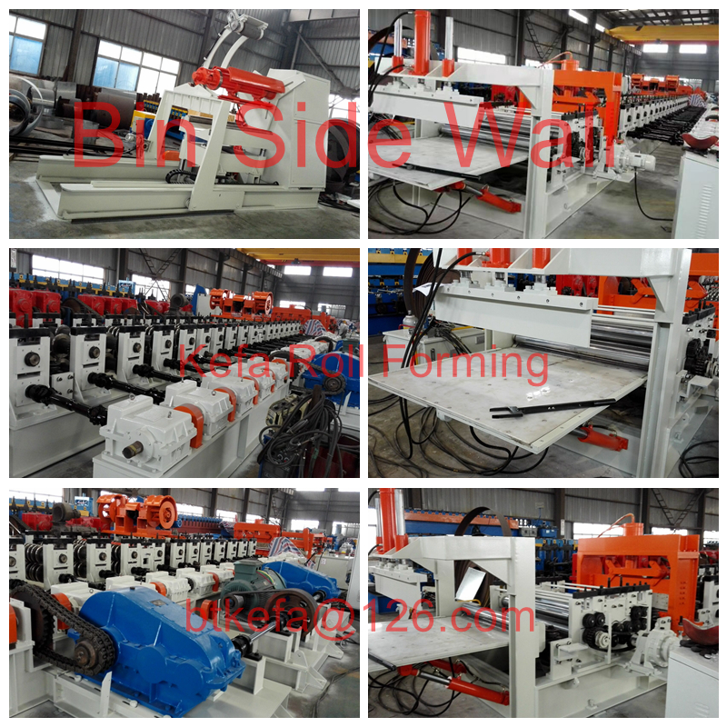 storage using grain bin silo making machine Corrugated Bolted Water Tank roll forming machine / silo wall machine