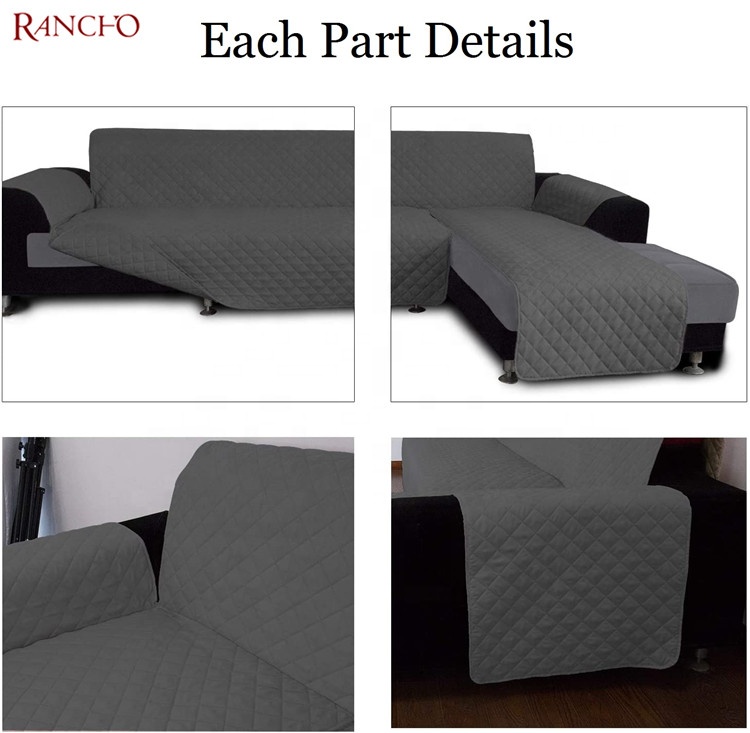 Water resistant l shape sofa cover reversible waterproof sofa cover l shape sofa protector waterproof