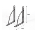 L shaped cornner book shelf bracket