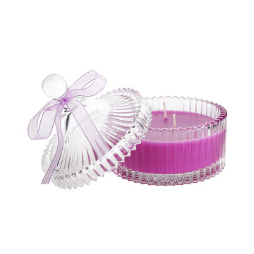 Paraffin Wax Luxury Scented Candy Crystal Jar Candles