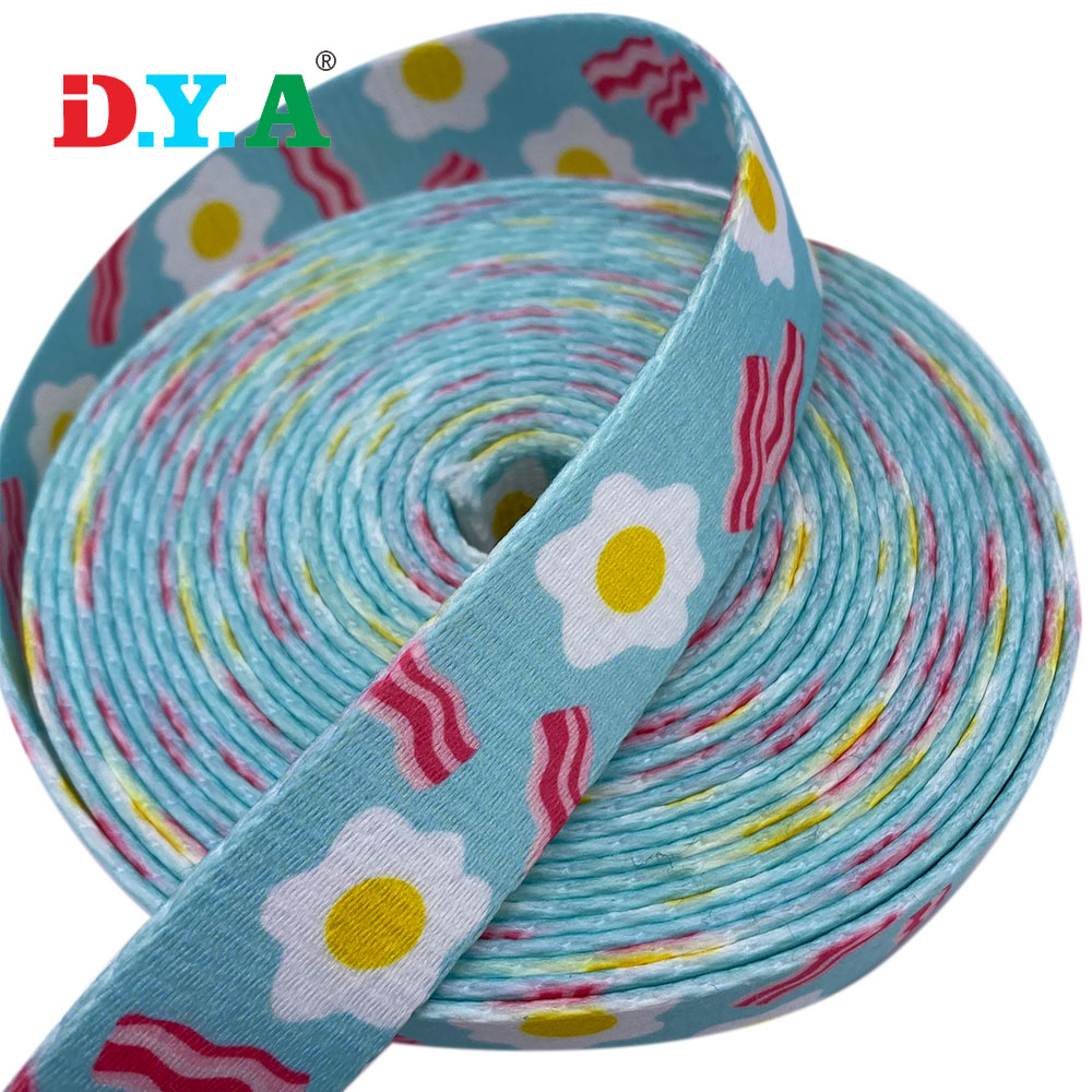 Custom Heat Transfer Printed Webbing Strap for Dog Leash
