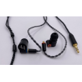 Hybrid in-Ear HiFi Earphones with Detachable Cable