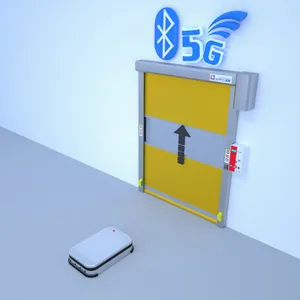 Car Wash High Speed Opening 2.0m/S PVC Plastic Roller Shutter Automatic Door