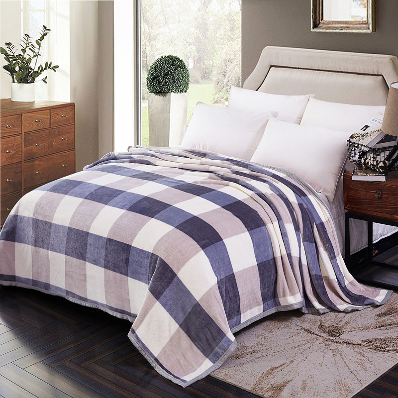 100% Polyester two Side Flannel Printed blanket wholesale