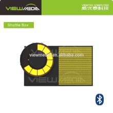 2016 New alarm Clock Speaker Bluetooth Speaker Shuttle box