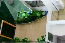 Oem Miniature Architectural Models Building House Interior Garden