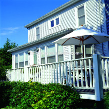 Vinyl siding panel manufacture