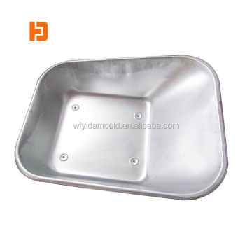 Wheelbarrow tray moulds