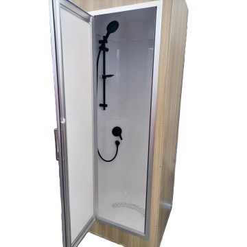 One-Piece White Acrylic Shower Booth (MOQ: 10 Pcs)