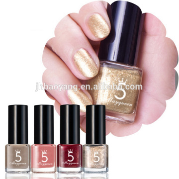 Fashion color nail polish Logo printing oem beautiful girls nail polish