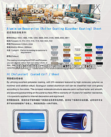 color coated aluminum coil& painted aluminum coil