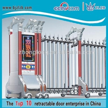 Stianless pipe house main gate for rails