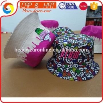 Help To Do Design Drawings Double Side Bucket Reversable Hat