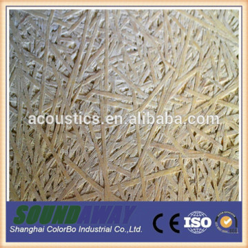 wood wool sound absording cuting laminated board