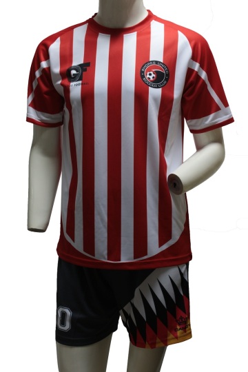 Breathable mens soccer jersey