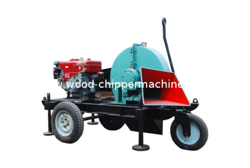 High Efficiency 630 Rpm Mobile Wood Chipper For Landscapes And Gardens Yq163