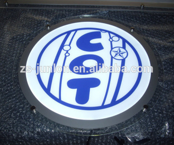 acrylic led sign brand, acrylic logo display light board