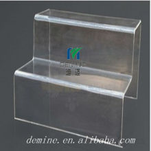 2013 Hot Sale Organic Glass(acrylic) Goods for Showing Shelf of Shoses
