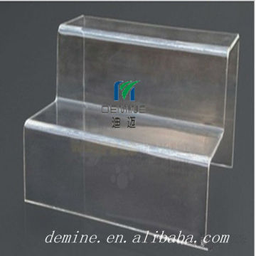 2013 Hot Sale Organic Glass(acrylic) Goods for Showing Shelf of Shoses