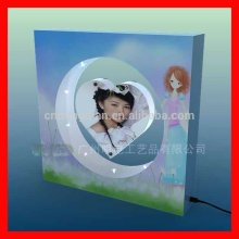 LED Magnetic floating photo frame,acrylic frame,picture frame