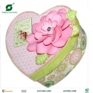 HEART SHAPE PAPER JEWELRY BOXES