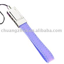 Fashion Leather Mobile/Cell Phone Strap