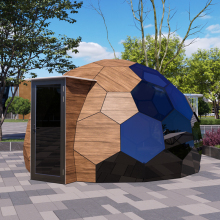 Aluminum Frame Glass Igloo Domes for Restaurants and Luxury Glamping Hotels